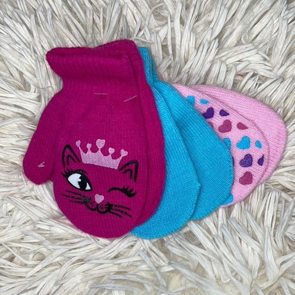 Toddler Mittens 3 Pack - Picture 1 of 2